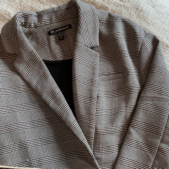 ZARA TRF Outerwear Plaid Blazer -Size S/M - Picture 5 of 5